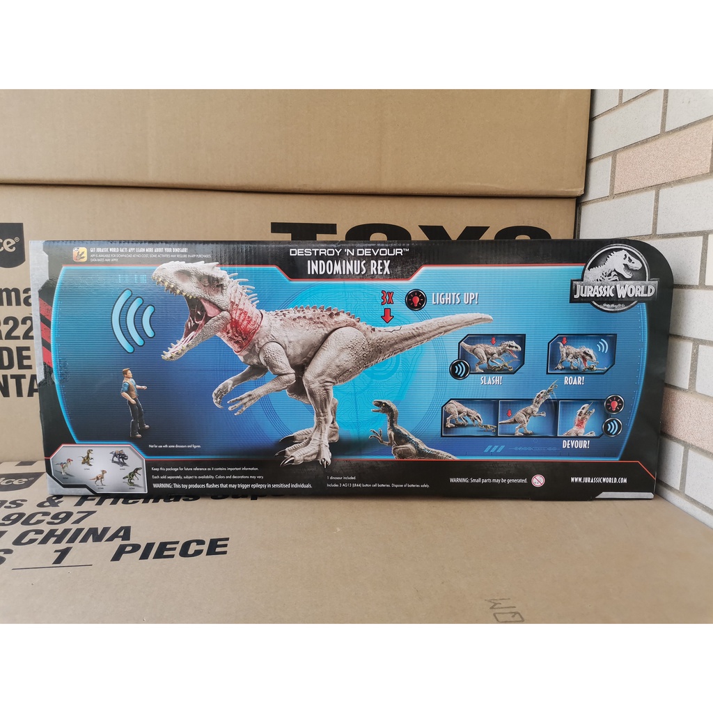 <พร้อมส่ง>ไดโนเสาร์ของเล่นเด็กMATTEL Jurassic World Movie celebrity ได้แรงบันดาลใจจากไดโนเสาร์ซอรัสเ