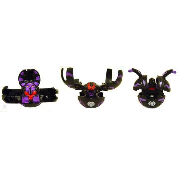 BAKUGAN B1 DARKON REAPER, FEAR RIPPER, ROBOTALLION (BLACK) SET #บาคูกัน