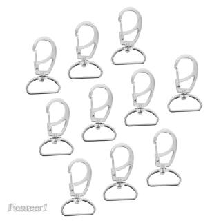 10pcs/Lot Swivel Trigger Clip Snap Hook Lobster Clasp Keychain Bag D Ring