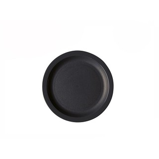 จานใส่อาหารทรงกลม / สีดำ Round dish / black color