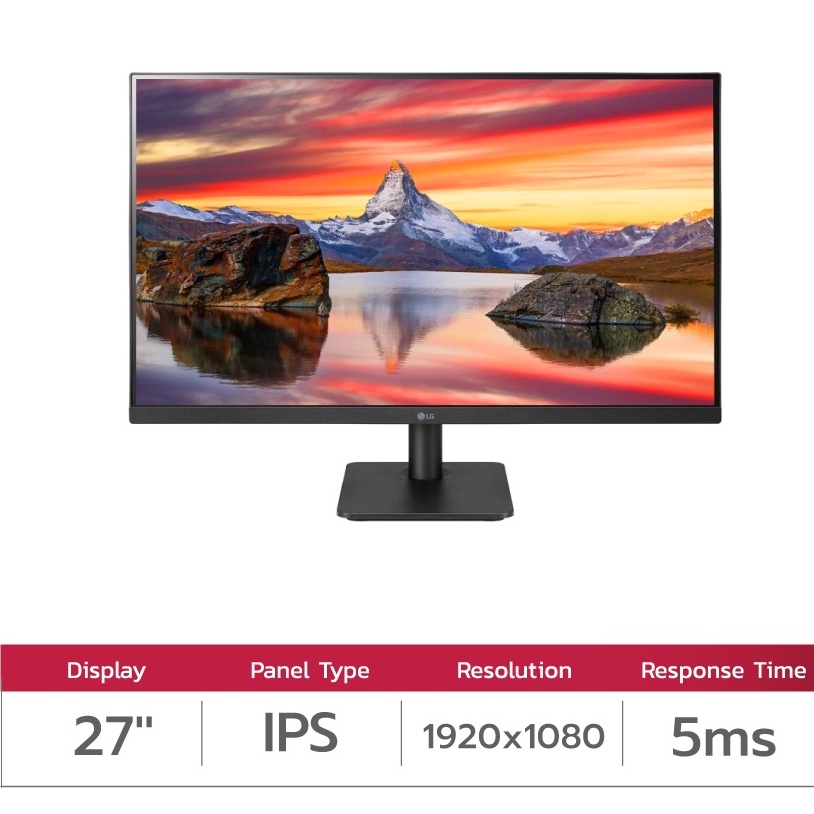 ใส่โค้ด[7KSVA8RU]รับcoins15%LG MONITORS 27MP400-B 27'' Full HD IPS Monitor with AMD FreeSync™(จอมอนิ