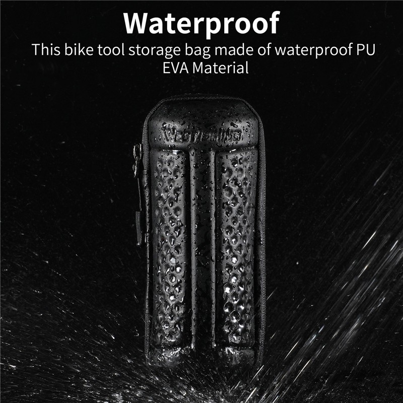 WEST BIKING กระเป๋าจักรยานเครื่องมือ Jar ขวดน้ํา Mountain Road Repair กระเป๋าเครื่องมือเก็บกระเป๋าอุปกรณ์จักรยาน — صورة 4