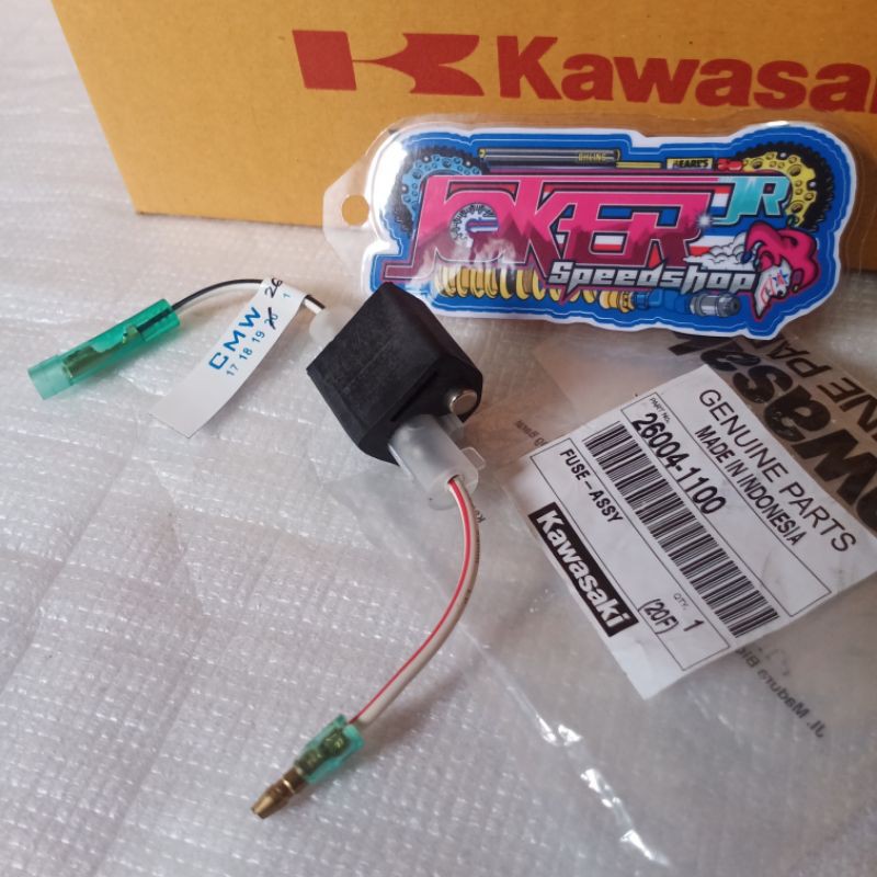 ฟิวส์ ASSY FUSE NINJA RR R SS FUSE NINJA R SS RR ใหม่ RR OLD 150 ORI KAWASAKI 260041-100