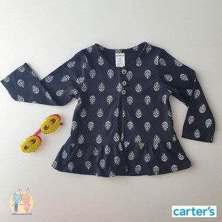 เสื้อตัวนอก สีดำ หรูลุคคุณหนูมาก แบรนด์ Carters ของใหม่