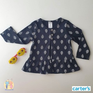 เสื้อตัวนอก สีดำ หรูลุคคุณหนูมาก แบรนด์ Carters ของใหม่