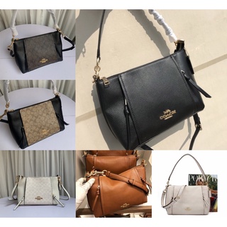 Coach 1600 1597 กระเป๋าสะพาย Marlon ขนาดเล็กในผ้าใบลายเซ็นผู้หญิง Crossbody Sling Beg