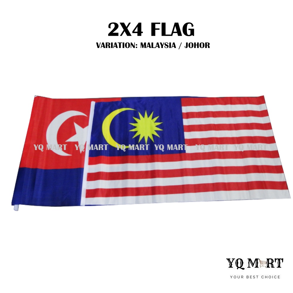 2x4 Flag/ Johor Flag/ Bendera Bendera Bendera Johor