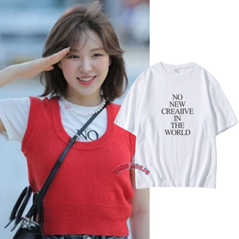 เสื้อยืด Wendy Red Velvet NO NEW CREATIVE