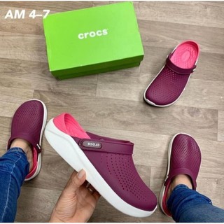 รองเท้าแตะ cross shoes วัสดุผลิตจากยางแท้ 100% Size 36-45 ใส่ได้ทั้งผู้หญิงและผู้ชายโดนน้ำได้