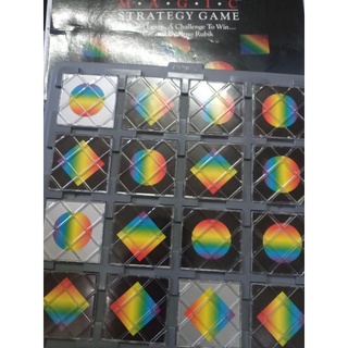 rubiks magic strategy game เกมส์กลยุทธรูบิค matchbox 1987