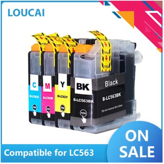 LC 563XL หมึก LC563XL ตลับหมึกที่รองรับสำหรับ Brother MFC- J2310  MFC-J2510  MFC-J3520  MFC-J3720