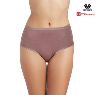 Wacoal Panty กางเกงใน ทรงเต็มตัว ขอบเรียบ สีน้ำตาล (BT) (1 ตัว) กางเกงในผู้หญิง ผู้หญิง วาโก้ เต็มตัว รุ่น WU4M01 WU4C34