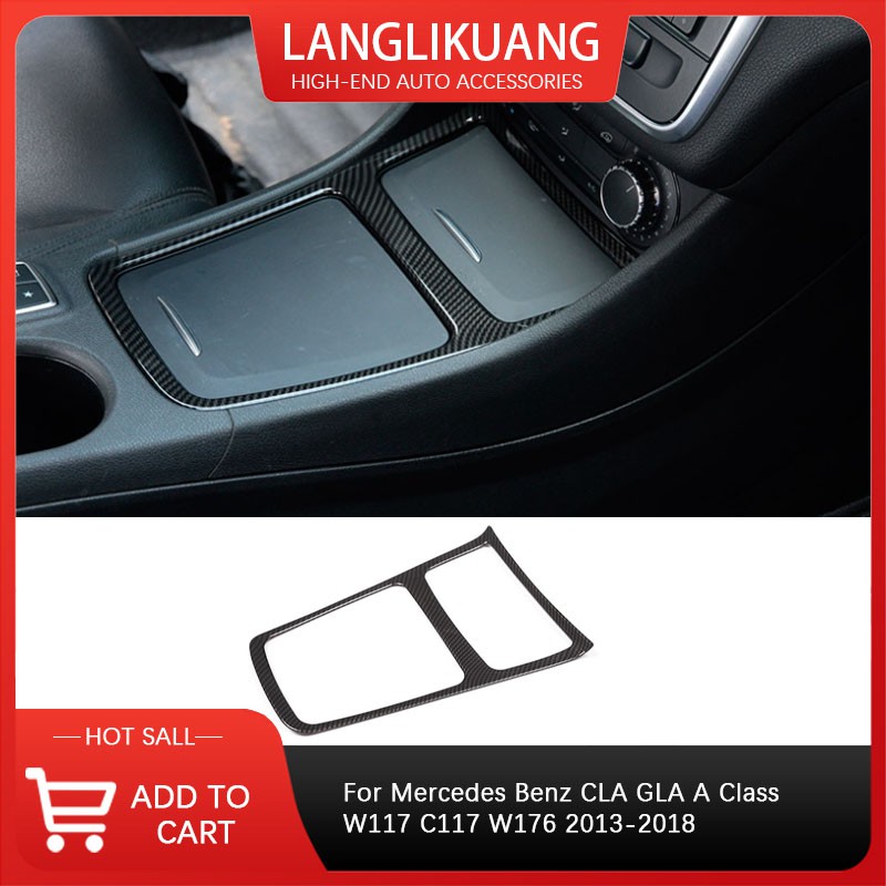 กรอบที่เขี่ยบุหรี่ คาร์บอนไฟเบอร์ สําหรับ Mercedes Benz CLA GLA A Class W117 C117 W176 2013-2018