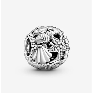 [พร้อมส่ง สินค้าแท้ 💯] Pandora Openwork Starfish, Shells &amp; Hearts Charm