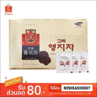 ชาเห็ดหลินจือ 100 ซอง ของแท้ 💯% KOREAN LINGSHI MUSHROOM  TEA