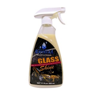 Car care solution GLASS SHINE CRYSTAL 500ML Car accessories Hardware hand tools น้ำยาดูแลรถยนต์ ผลิตภัณฑ์เคลือบสีรถยนต์