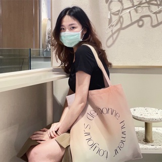 🌟HOT🌟vibes.brandd💫Crepe Pearl tote bag💫กระเป๋าผ้าแคนวาส รุ่นใบใหญ่✨✨