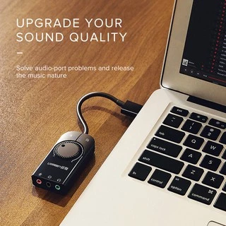 UGREEN ซาวน์การ์ด USB แจ็ค 3.5 มิลลิเมตร สำหรับหูฟัง 15cm cable