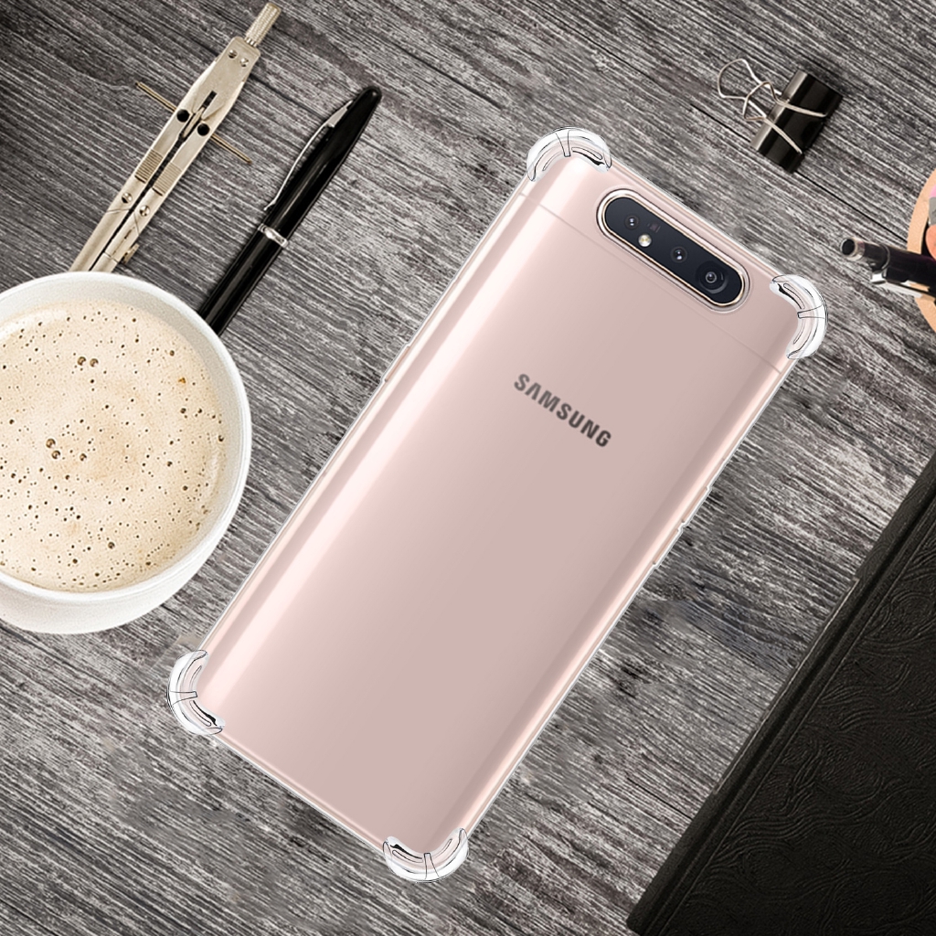 เคสใสกันกระแทก ซัมซุงเคสโทรศัพท์มือถือสําหรับ Samsung Galaxy A80 เคสใสนิ่ม ใสกันกระแทก