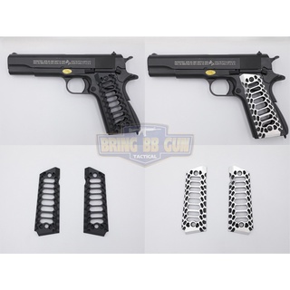 ประกับปืน M1911 แบบอลูมิเนียม รุ่น Cobra Skeleton ยี่ห้อ 5KU (5KU Cobra Skeleton Aluminum Grip)