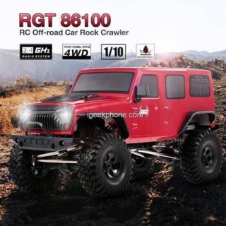 Rgt ex86100 1/10 สเกล rock crawler waterproof #รถบังคับวิทยุ