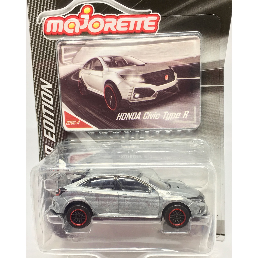 Majorette Honda Civic Type R - Zamak Series /Wheels D6SBRL /scale 1/58 (3 inches) Package with Card