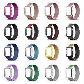 【พร้อมส่ง】เคสนาฬิกาข้อมือ และสายคล้อง สเตนเลส โลหะ สําหรับ Watch band 42 มม. 46/49/41/45/40/44/38 มม. 42 มม. iWatch ultra 11 10 9 8 5 4 3 SE 6 7