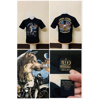 เสื้อยืด Harley (harley davidson) เสื้อยืด EMBLEM เสื้อผ้าผ้าบาง เสื้อเชิ้ตวินเทจ