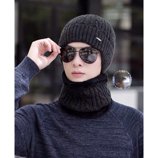 สินค้าพร้อมส่ง จัดส่งภายใน 24 ชม.หมวกกันไหมพรมเเฟชั่นสไตล์เกาหลี