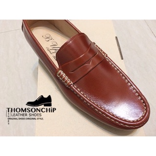 Leather Brown Shoes รองเท้าหนังลำลอง