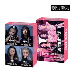 แบล็กพิงก์ LISA JISOO JENNIE ROSE BLACKPINK อัลบั้ม Album LOMO Card Photocard Postcard