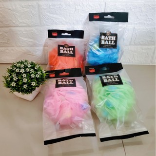 ใยขัดตัว ใยอาบน้ำ Bath Ball อุปกรณ์สำหรับอาบน้ำ มีหลายสี