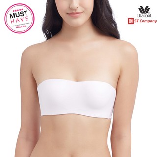 Wacoal ชุดชั้นใน บราเกาะอก Body Bra สีชมพู (PI) รุ่น WB3B53 มีโครง 1/2 Cup สลับสายได้ 10 แบบ ไร้ตะเข็บ เกาะแน่น เกาะอก