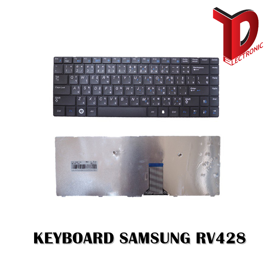 KEYBOARD SAMSUNG RV428 R429 R439 R418 R420 / คีย์บอร์ดโน๊ตบุ๊ค ซัมซุง ภาษาไทย-อังกฤษ