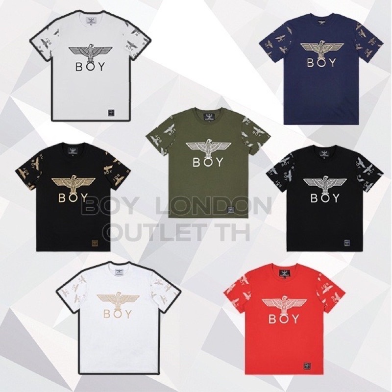 Boy London TSHIRT รหัส B00TS1001U สีชมพู boylondonoutlet.th ThaiPick