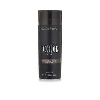 TOPPIK HAIR FIBER ผลิตภัณฑ์บำรุงผม Fibers Dark Brown ขนาด 55 กรัม ผลิตภัณฑ์บำรุงผม ผลิตภัณฑ์ดูแลเส้นผม ผลิตภัณฑ์ดูแลผิวก