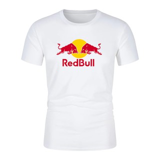 เสื้อยืดโอเวอร์ไซส์แฟชั่น redbull พิมพ์เสื้อยืดฤดูร้อนบุรุษยอดนิยมป่าบนผ้าฝ้ายS-3XL