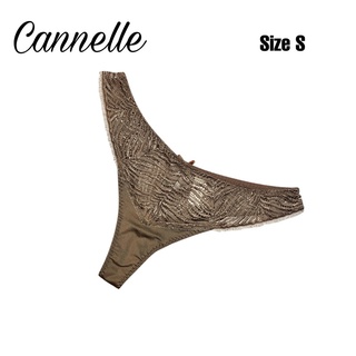 Cannelle Lingerie Sexy Panty กางเกงชั้นในเซ๊กซี่ลูกไม้ ซีทรู ผ้าดีงานส่งออก Size S/M ทรง Thong Gstring จีสตริง