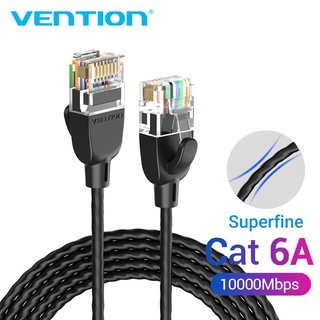 Vention Cat6A สายเคเบิลอีเธอร์เน็ต UTP ความเร็วสูง 10 Gigabit RJ45 สําหรับเราเตอร์โมเด็ม PC