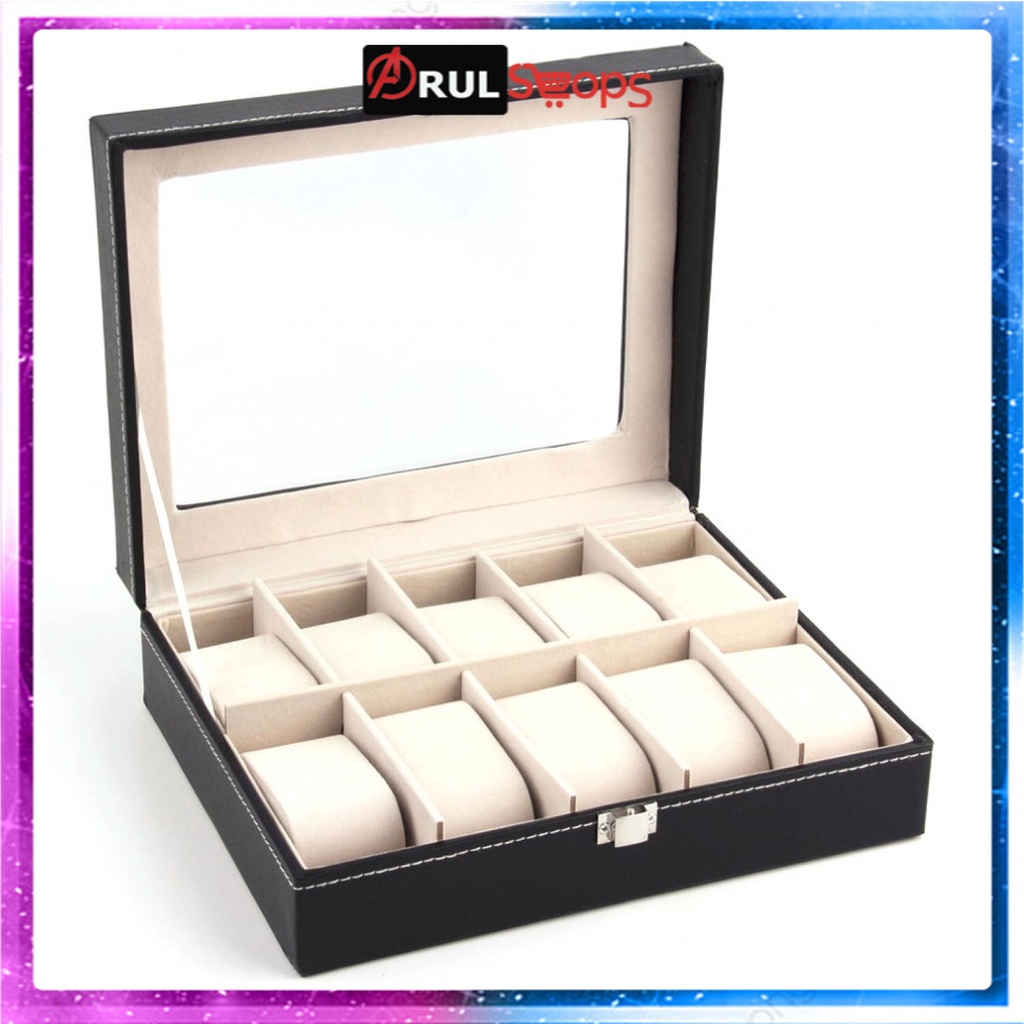 LISM กล่องนาฬิกา 10-Slot หรูหรา - Z-0003