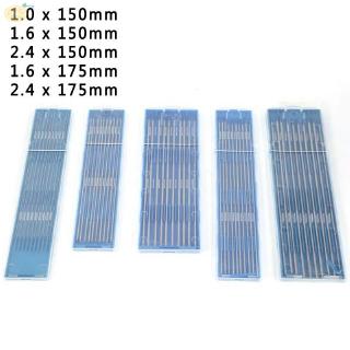 Tungsten Electrode TIG Welding Blue WL20 Lanthanum Soldering Tools Replacement Equipment Set 10Pcs Metalworking