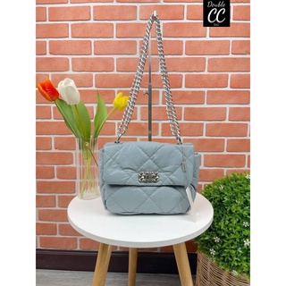 (แท้ 💯%‼ Factory ไม่ใช่งานออก Shop) Cha rles &amp; Kei th Paffuto Padded Shoulder Bag