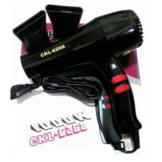 ไดร์เป่าผม รุ่นckl-6268 คละสี ยี่ห้อ CKL or JMF ไดร์เป่าผม ปรับความร้อน&แรงลมได้) ไดร์เป่าผม เป่าผม 