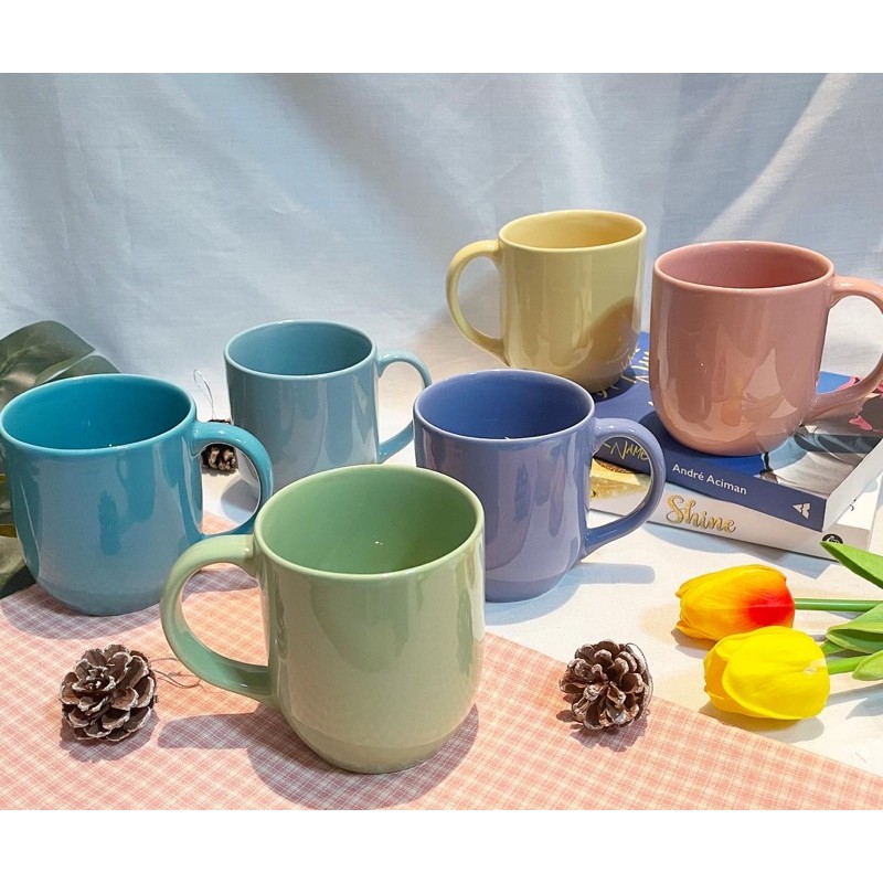 พร้อมส่ง แก้วเซรามิค แก้วกาแฟ เกรด B #น่ารักๆ