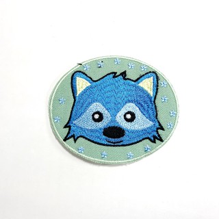 [ ตัวรีดแร็กคูน แรคคูน การ์ตูน สัตว์ ] Raccoon Animal Cartoon Patch งานปัก DIY ตัวรีด ติดเสื้อ กางเกง อาร์ม ลาย น่ารัก