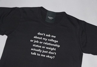 Don’t talk to me tee shirt