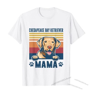 เสื้อยืด พิมพ์ลาย Chesapeake Bay Retriever Mama Mother สไตล์เรโทร สําหรับแม่ และเด็ก ให้เป็นของขวัญวันแม่S-5XL