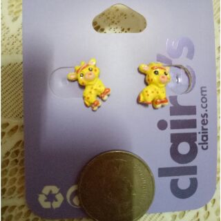 Sale 80% ต่างหูแฟชั่น สัตว์น้อย claires