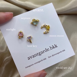 avantgarde.bkk ✨ new! vivid set/ pinkish set/ neptune-key set (brass+18K)