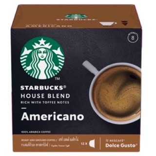 STARBUCKS BY NESCAFE DOLCE GUSTO AMERICANO HOUSEBLEND 12แคปซูล/กล่อง